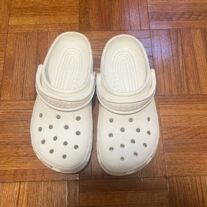 White Crocs size 8 W